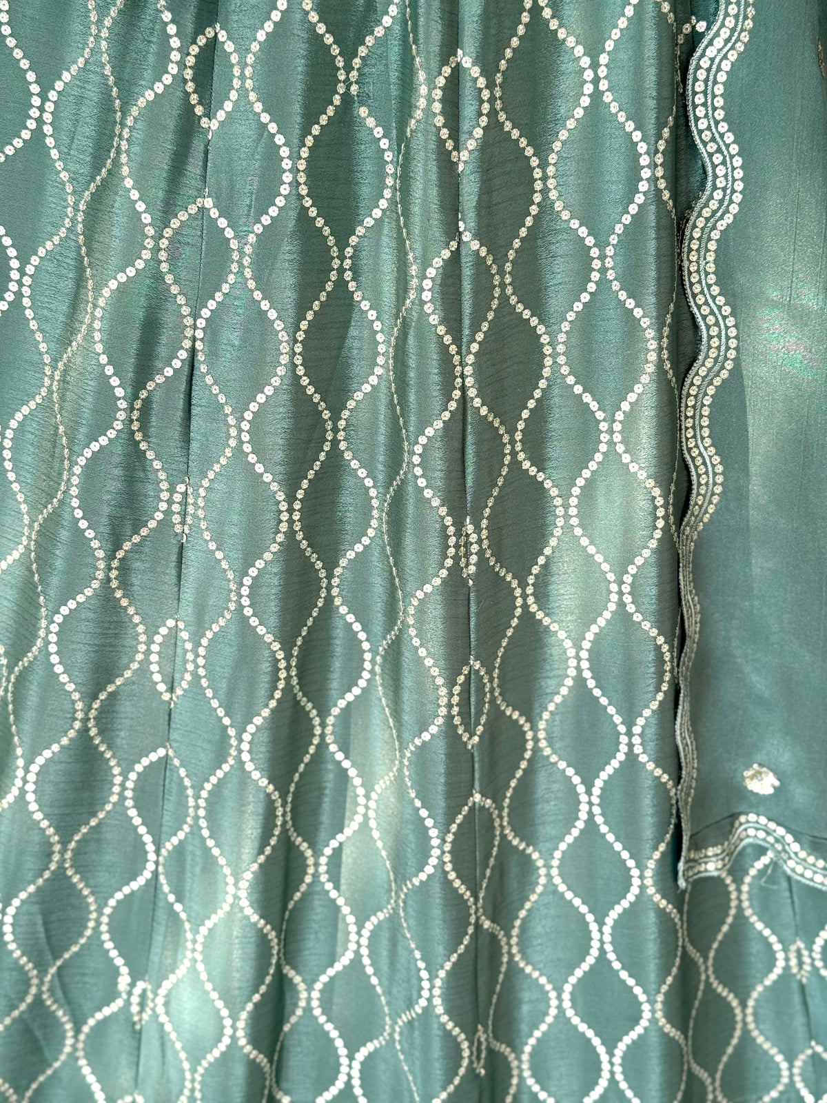 Pastel Green color Sequence Embroidery work Designer Lehenga Choli BL1688