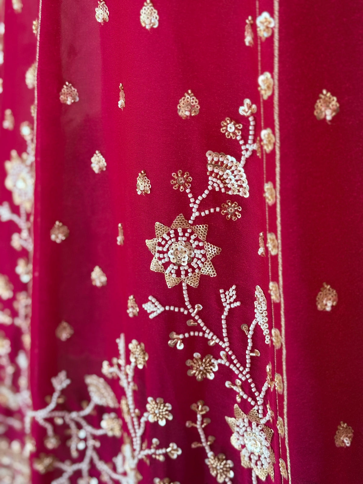 Rani Pink color Bids Embroidery work Designer Lehenga Choli BL1717