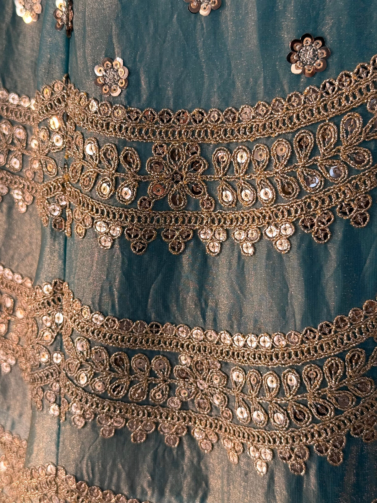 Sky blue color Designer Sequence Embroidery work Lehenga choli BL1679