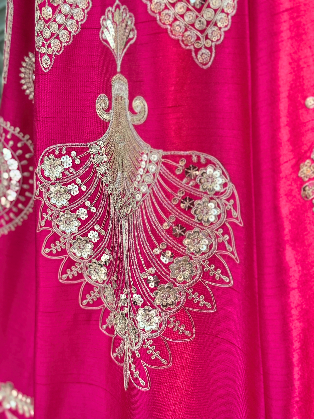 Pink color Designer Sequence Embroidery work Lehenga choli BL1729