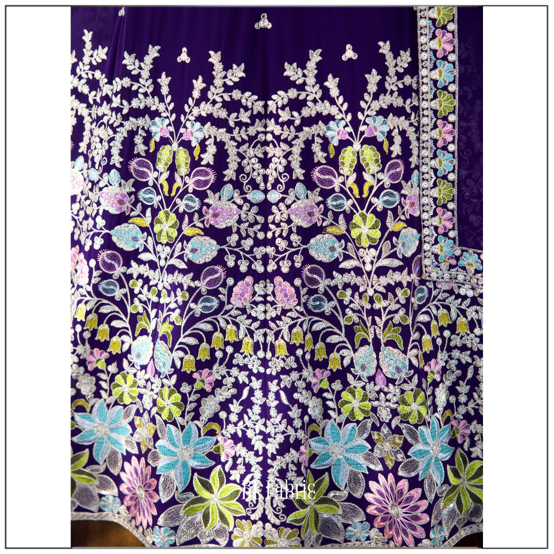 Purple color Zari & Thread Embroidery work Designer Lehenga Choli for Wedding Function BL1519