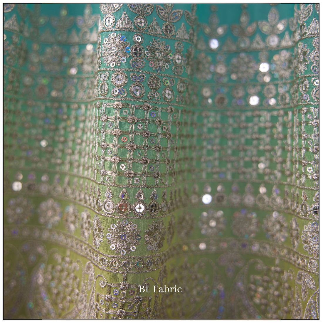 Pastal Rainbow color Sequence Embroidery work Designer Lehenga Choli for Wedding Function BL1521