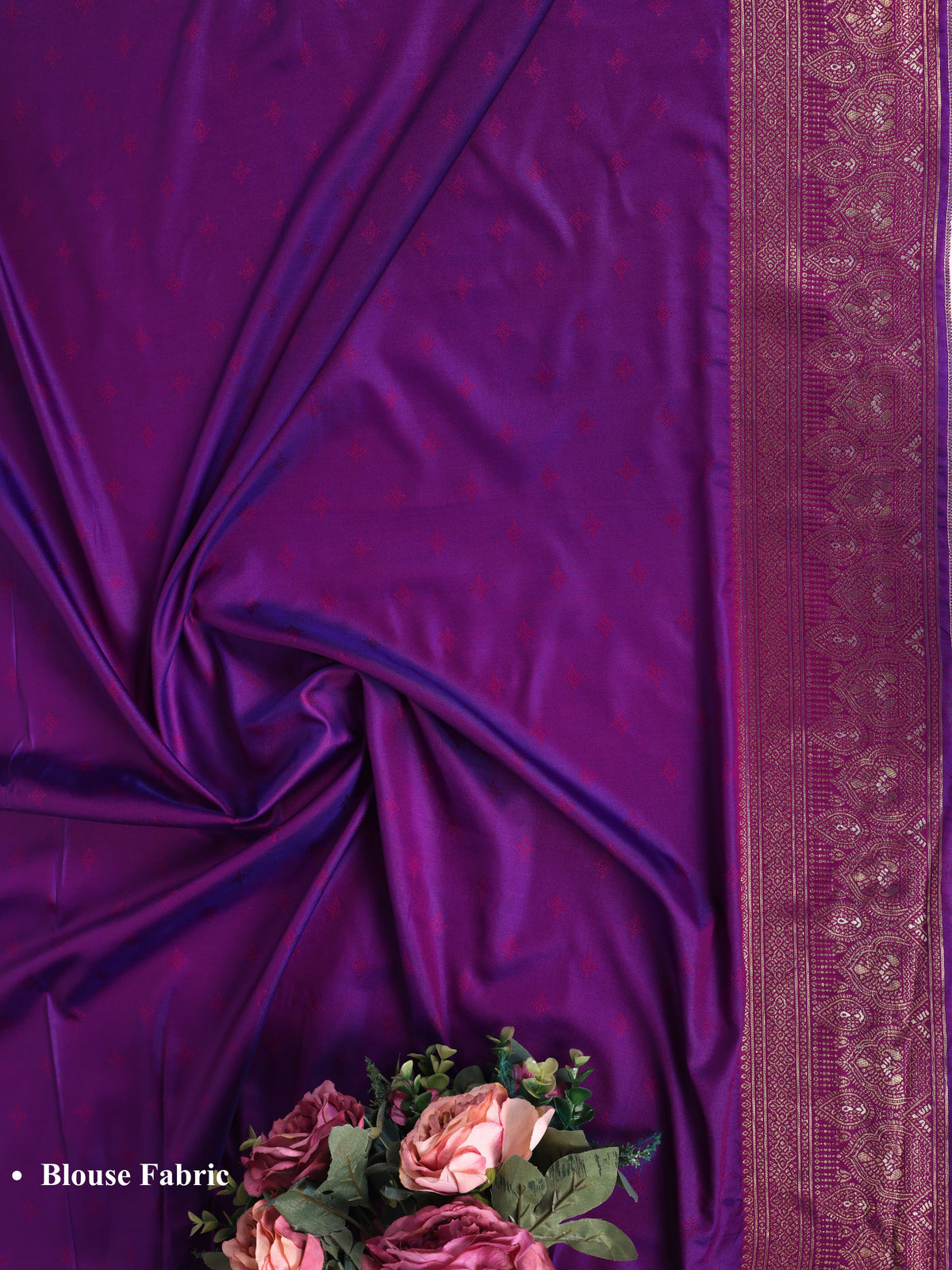 Purple color Kanjivaram work Designer Saree BLS1010_Purple