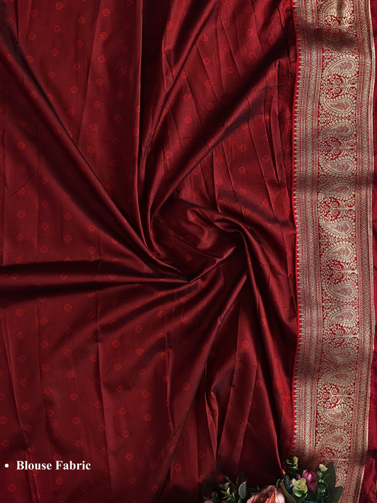 Maroon color Kanjivaram work Designer Saree BLS1013_Maroon
