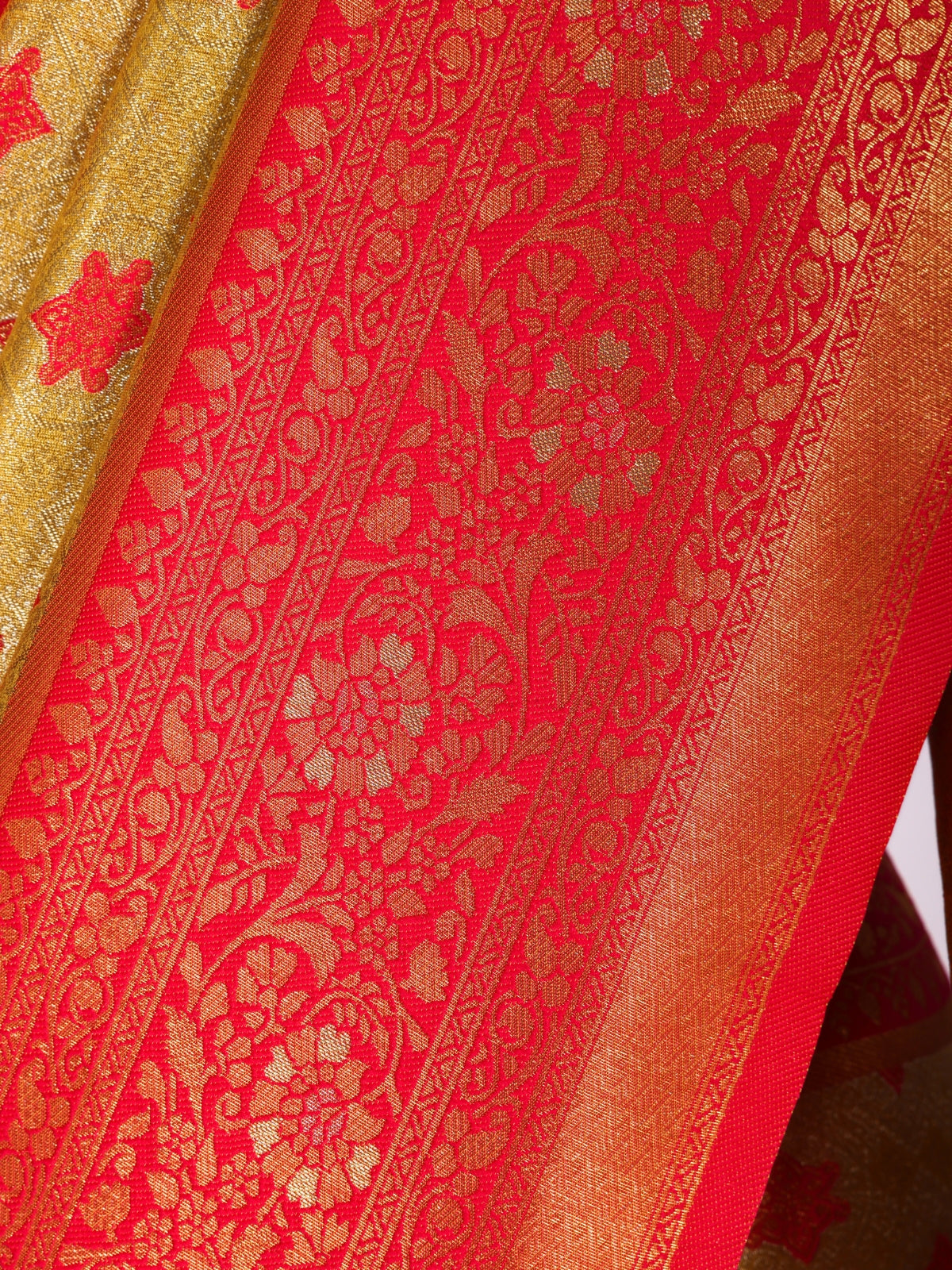 Yellow color Kanjivaram work Designer Saree BLS1004_Yellow