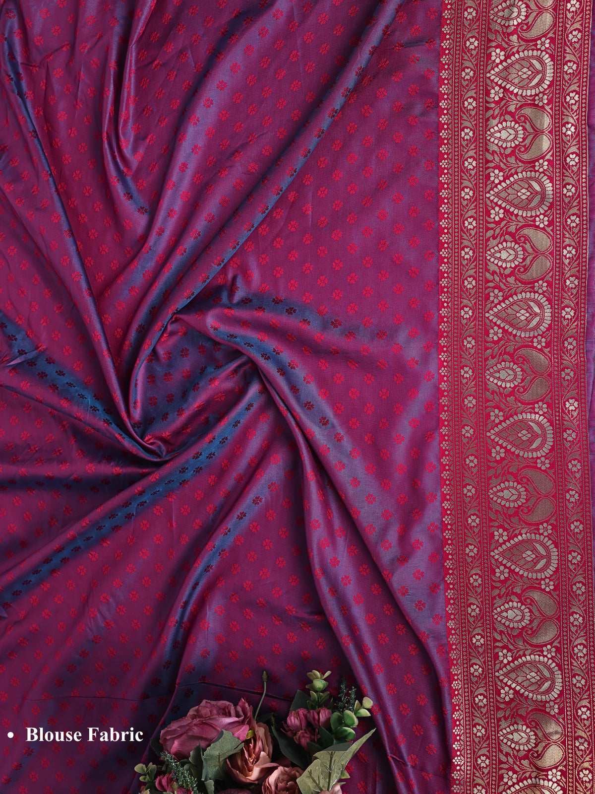 Sky blue color Kanjivaram work Designer Saree BLS1012_Sky blue