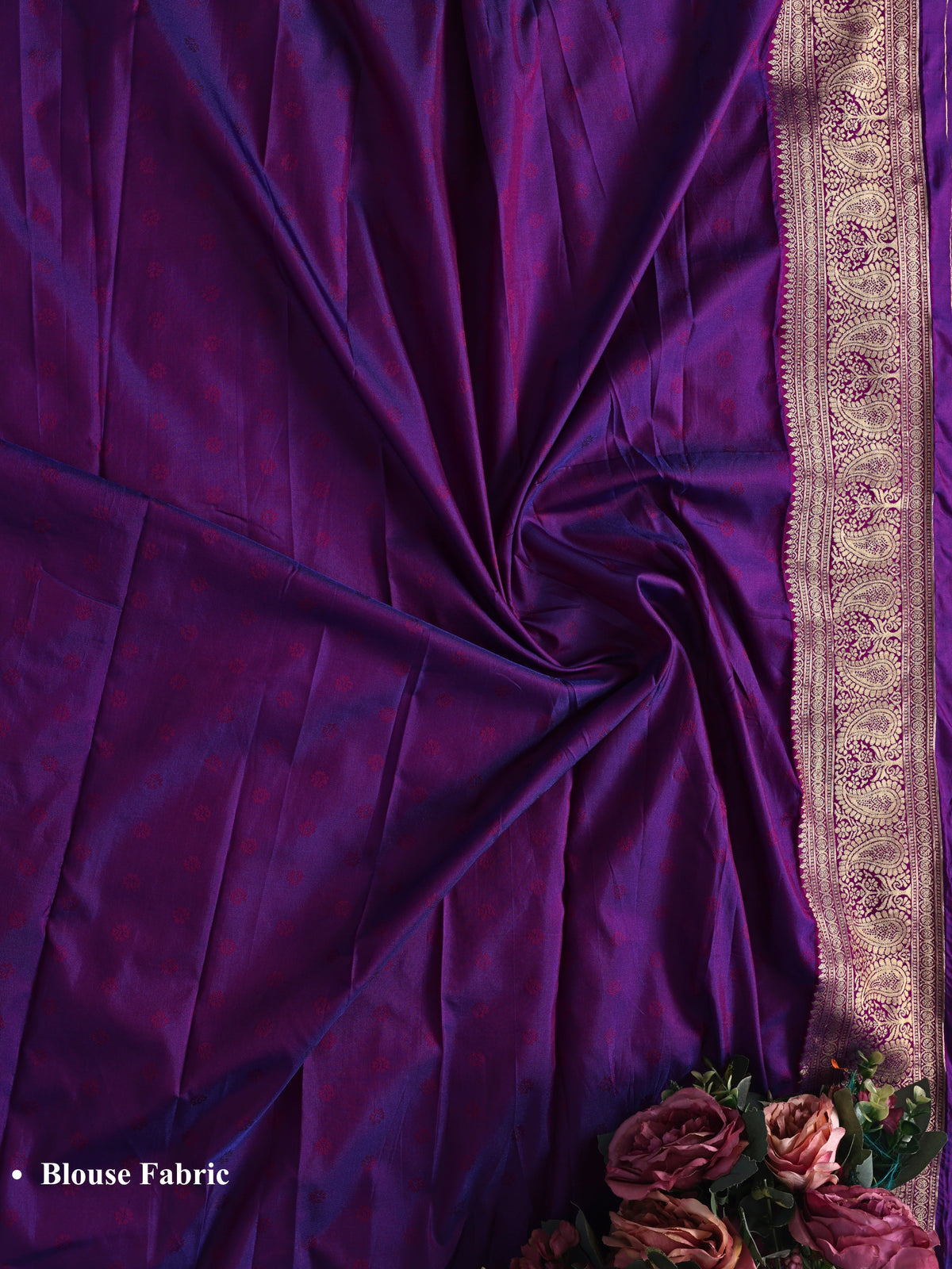 Purple color Kanjivaram work Designer Saree BLS1013_Purple