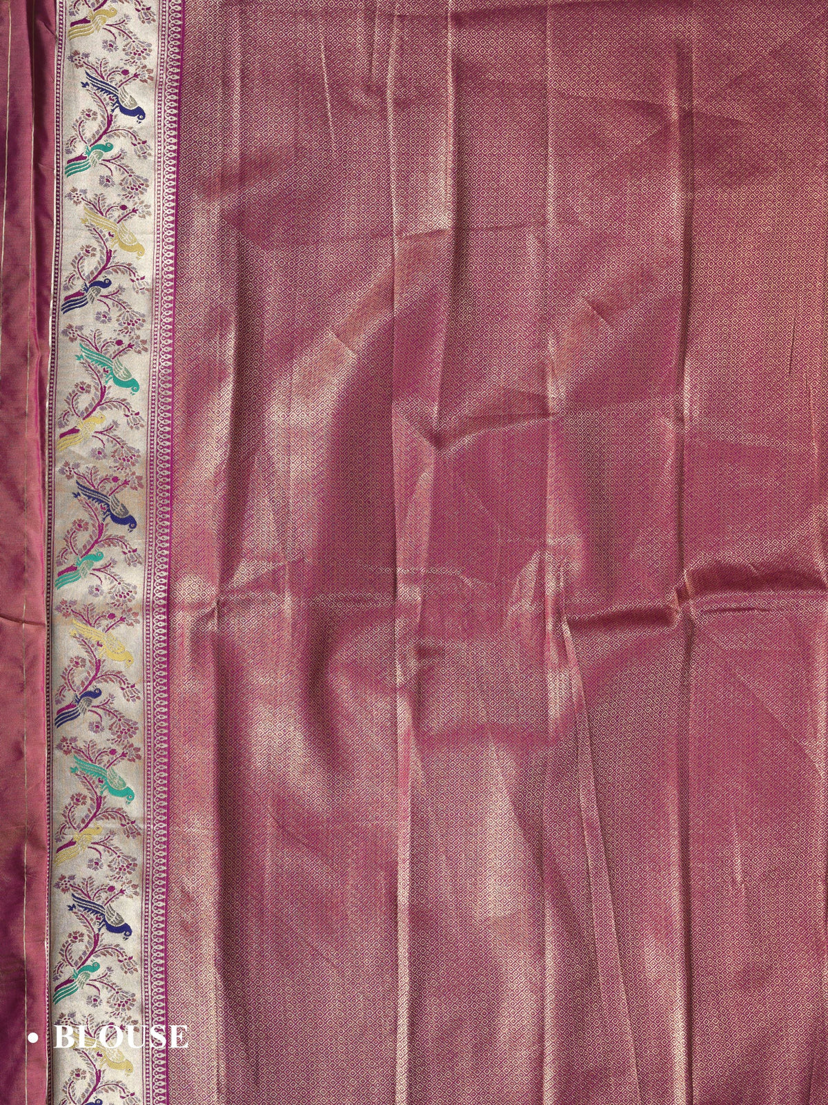 Pink color Kanjivaram work Designer Saree BLS1014_Pink