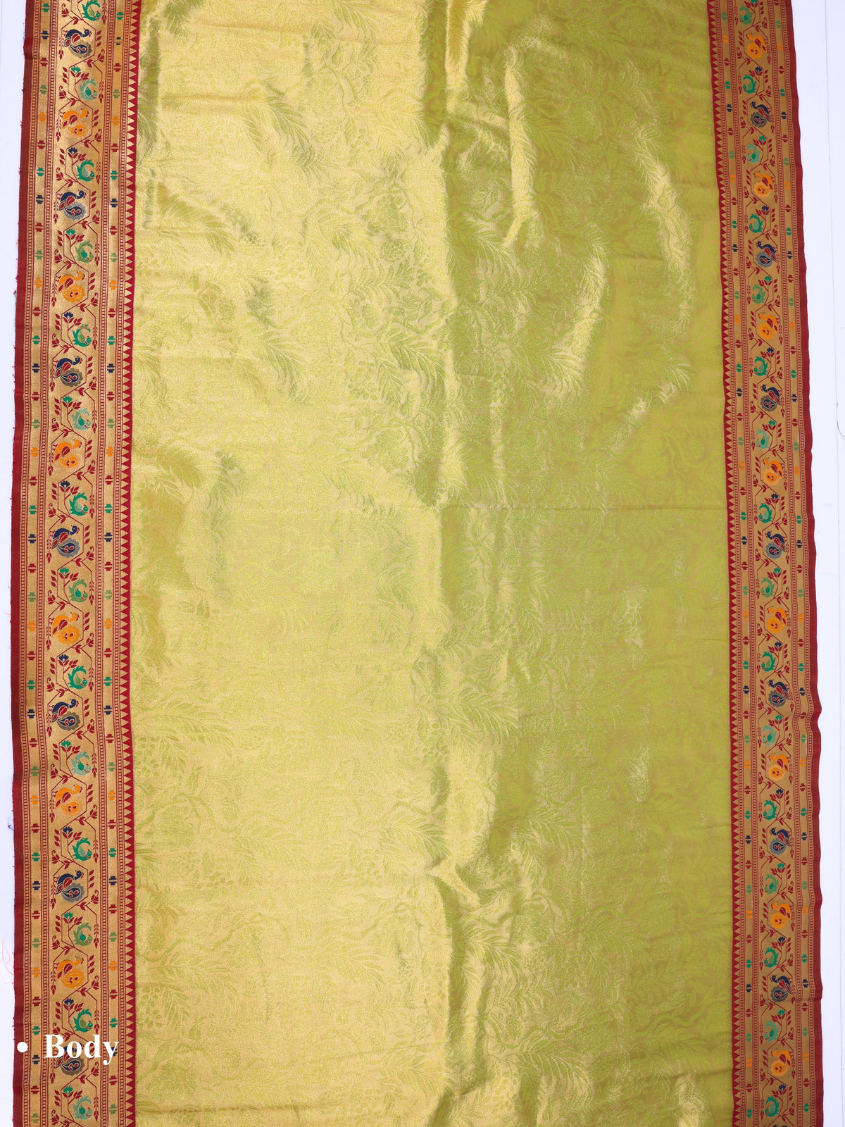 Parrot color Kanjivaram work Designer Saree BLS1005_Parrot