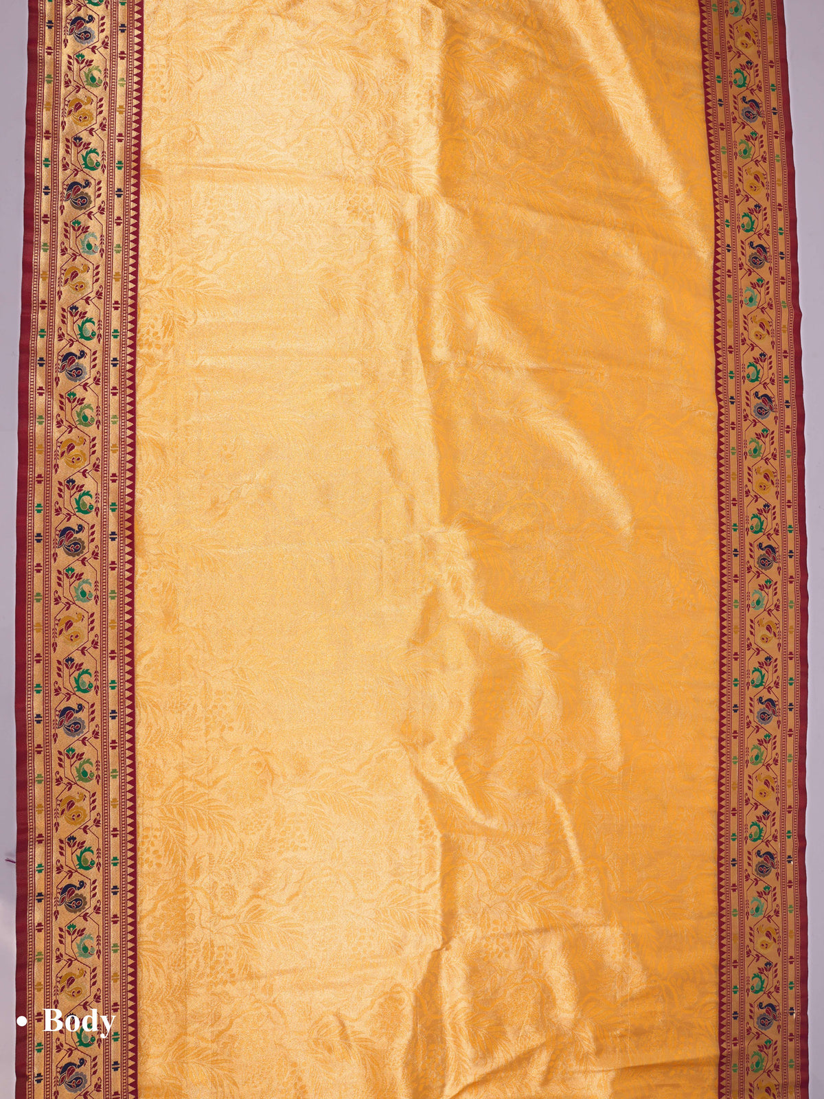 Yellow color Kanjivaram work Designer Saree BLS1005_yellow