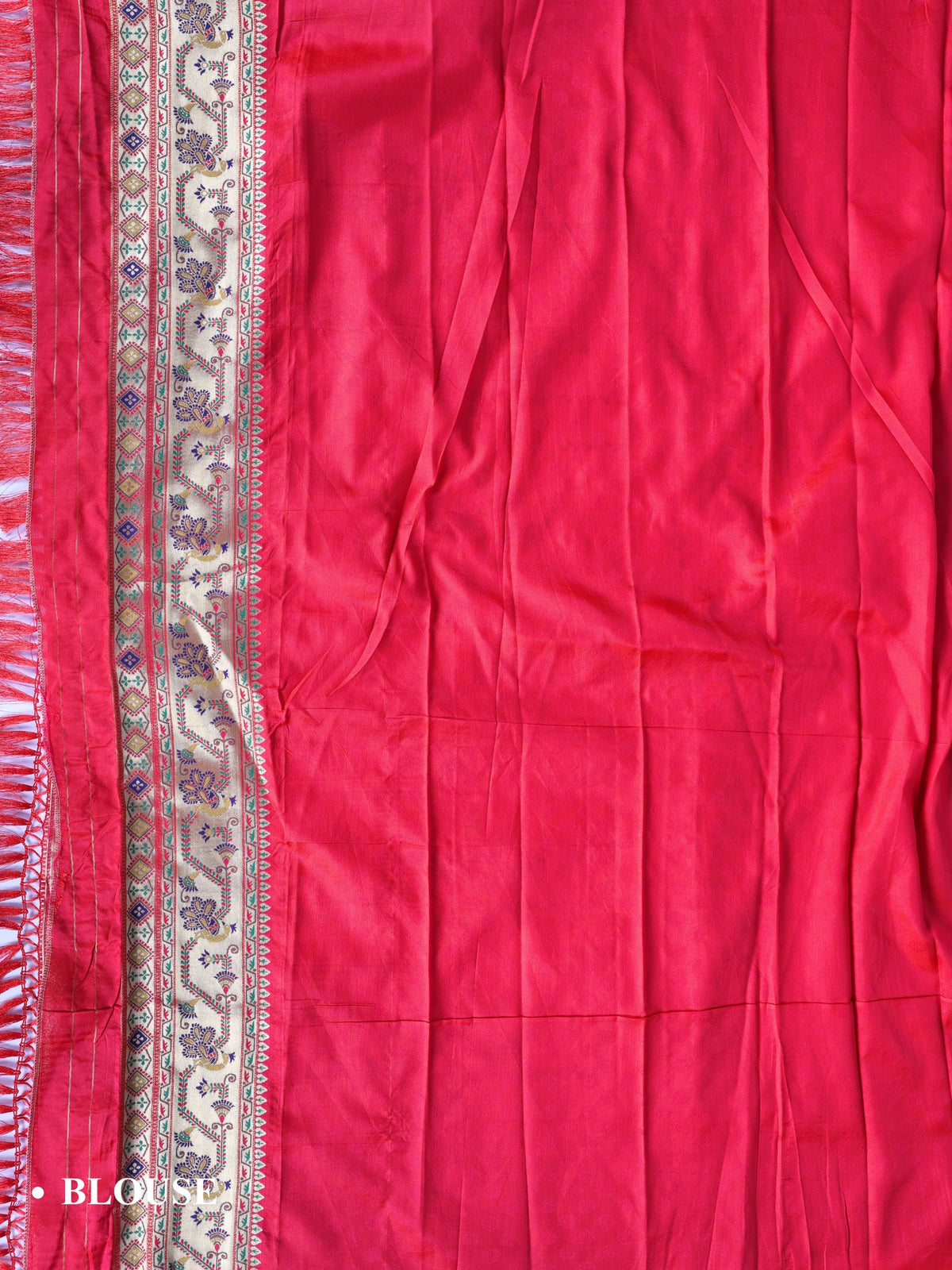 Red color Kanjivaram work Designer Saree BLS1015_Red