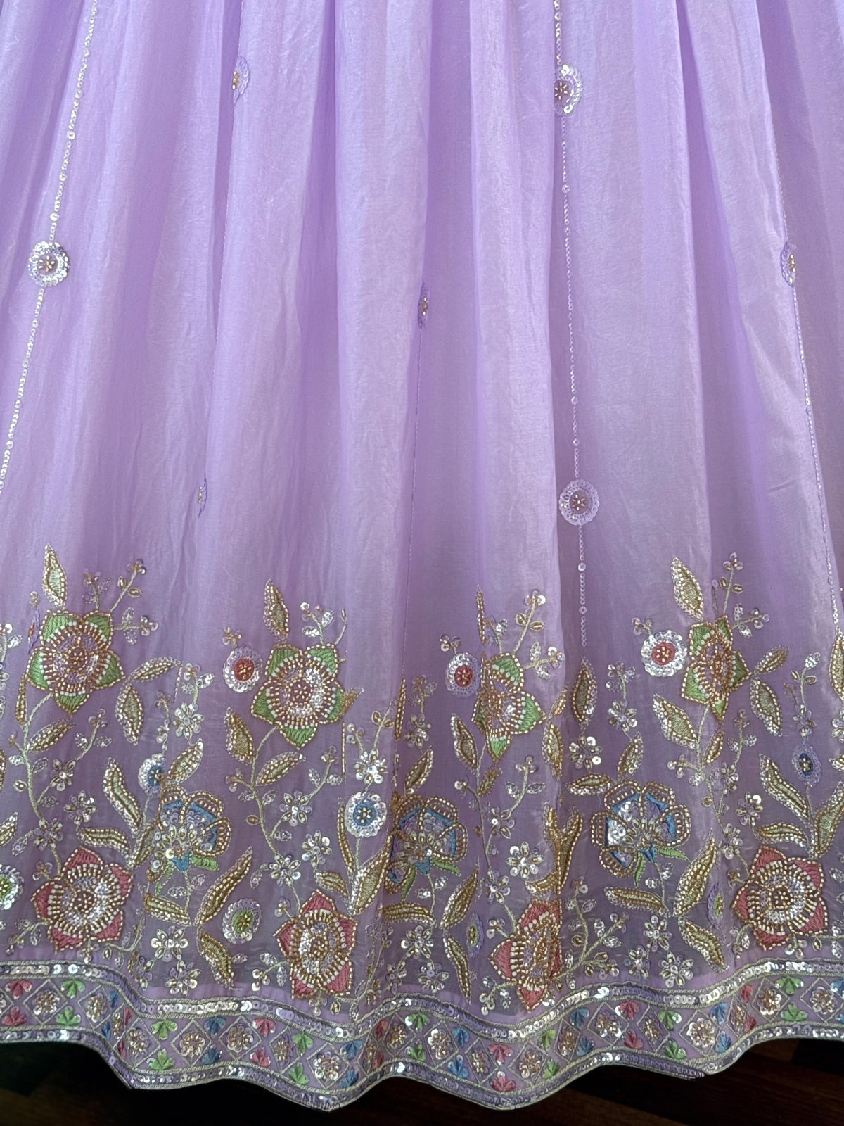 Dusty Purple color Bids Embroidery work Lehenga Choli BL1727