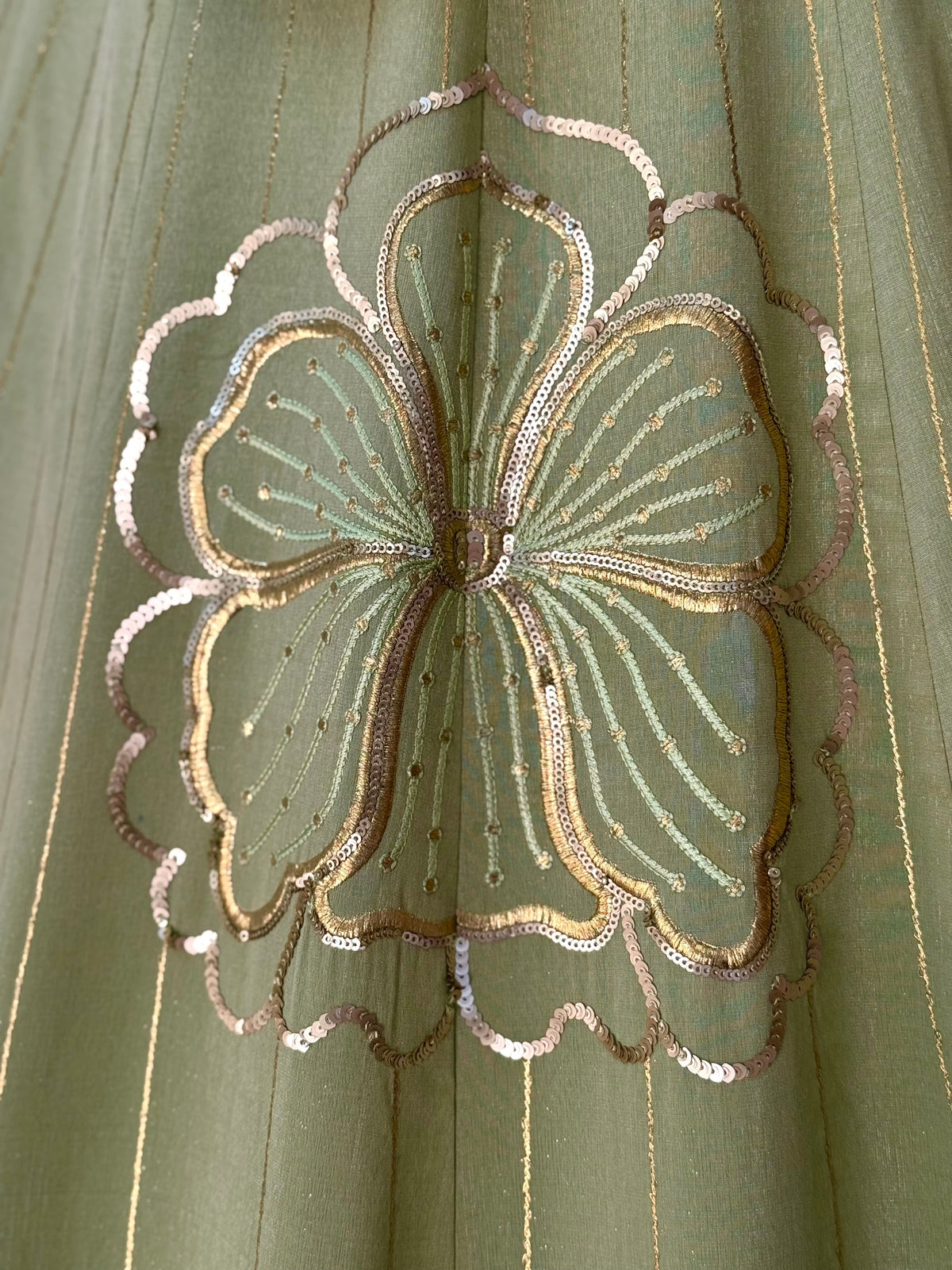 Parrot Green color Designer Sequence Embroidery work Lehenga choli BL1648