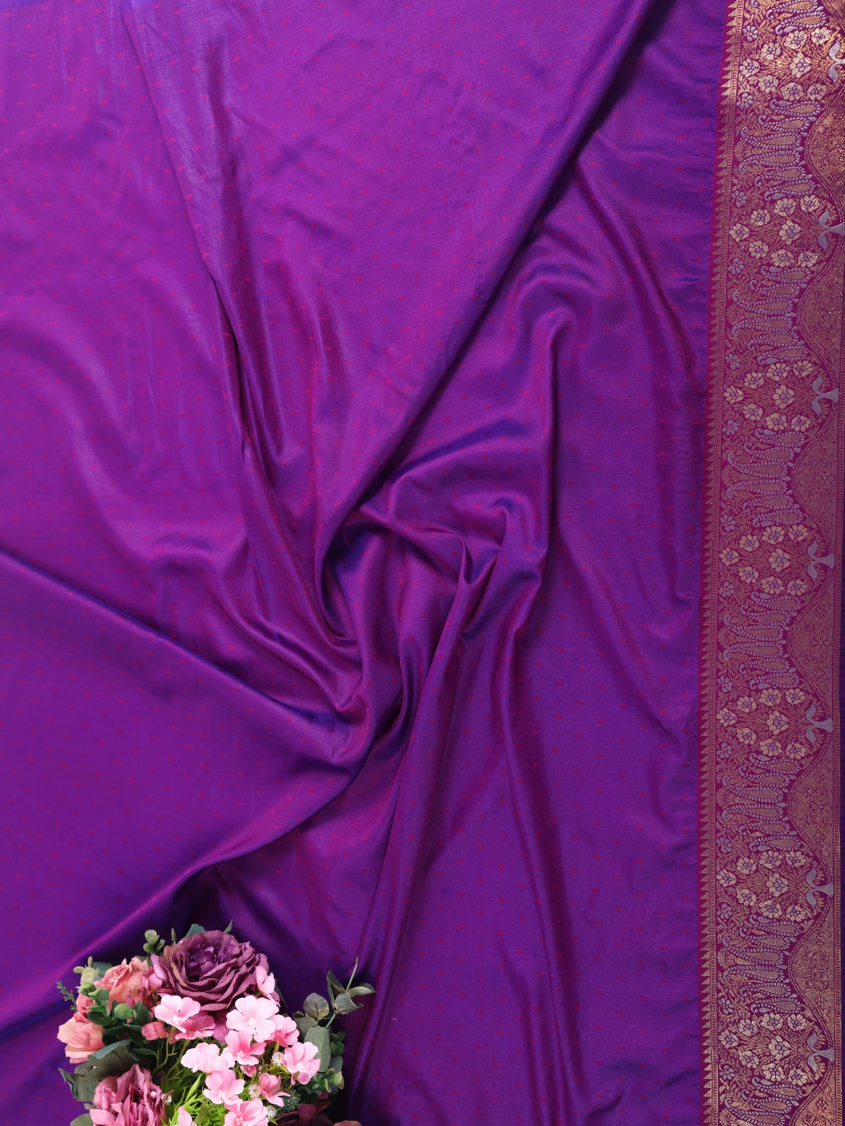 Purple color Kanjivaram work Designer Saree BLS1003_Purple