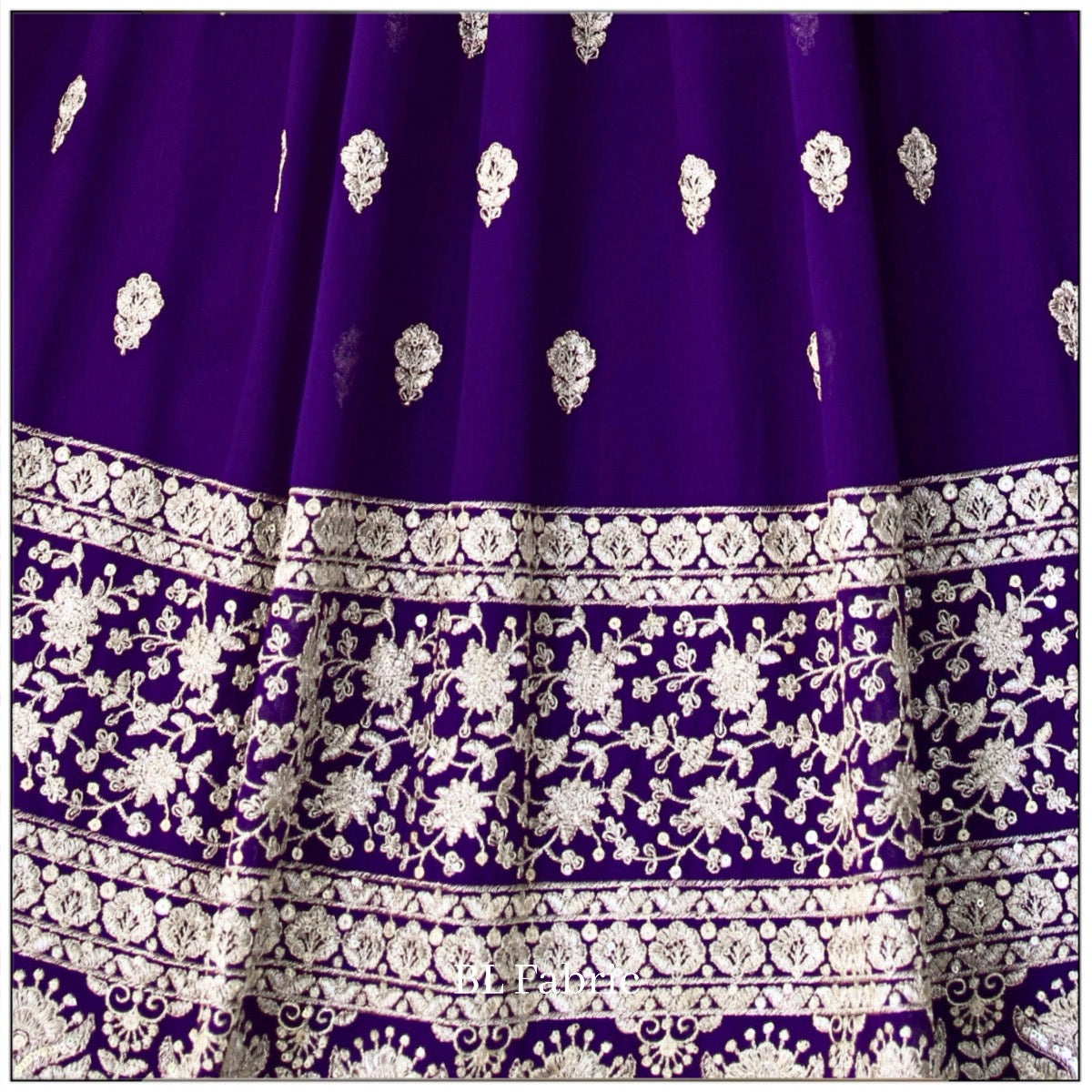 Purple color Sequence & Zari Embroidery work Designer Lehenga Choli for Any Function BL1365