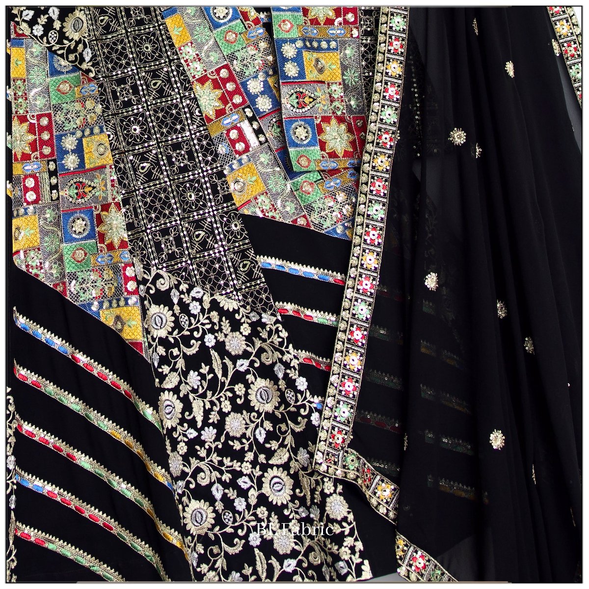 Black color Embroidery & Sequence work Designer Lehenga Choli for Wedding Function BL1441