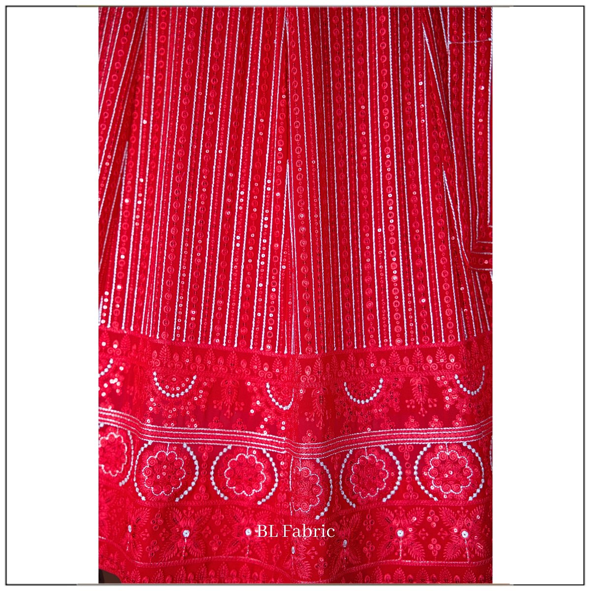 Red color Real Mirror Embroidery work Designer Lehenga Choli for Wedding Function BL1468