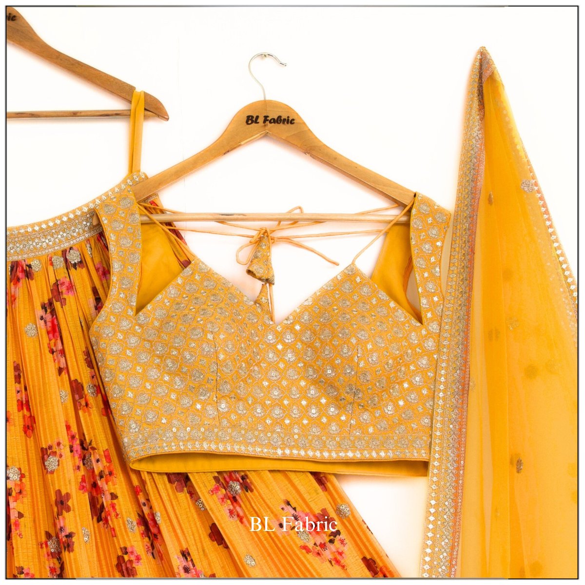 Multi color Printed & Embroidery work Designer Crush Lehenga Choli for Any Function BL1480