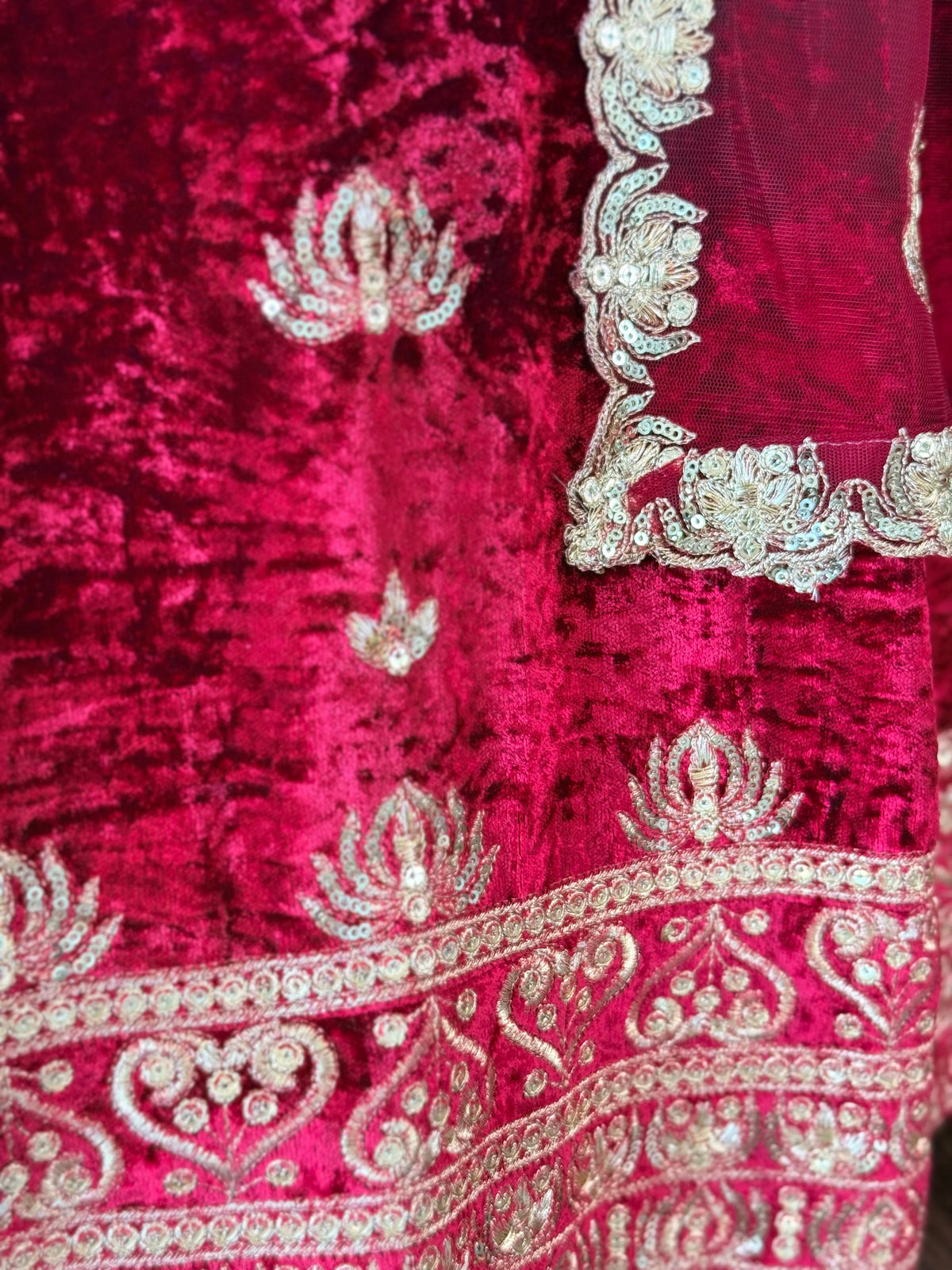 Wine Red color Sequence Embroidery work Designer Lehenga Choli BL1698