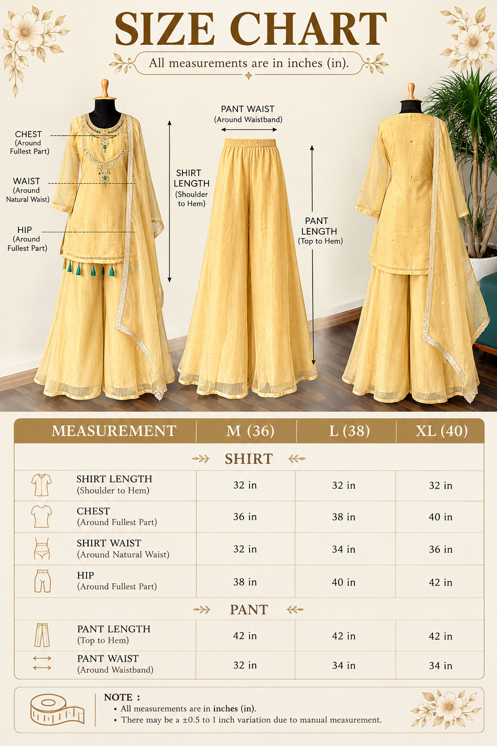 Pastel Yellow color Bids Sequence Embroidery work Sharara set BLS136