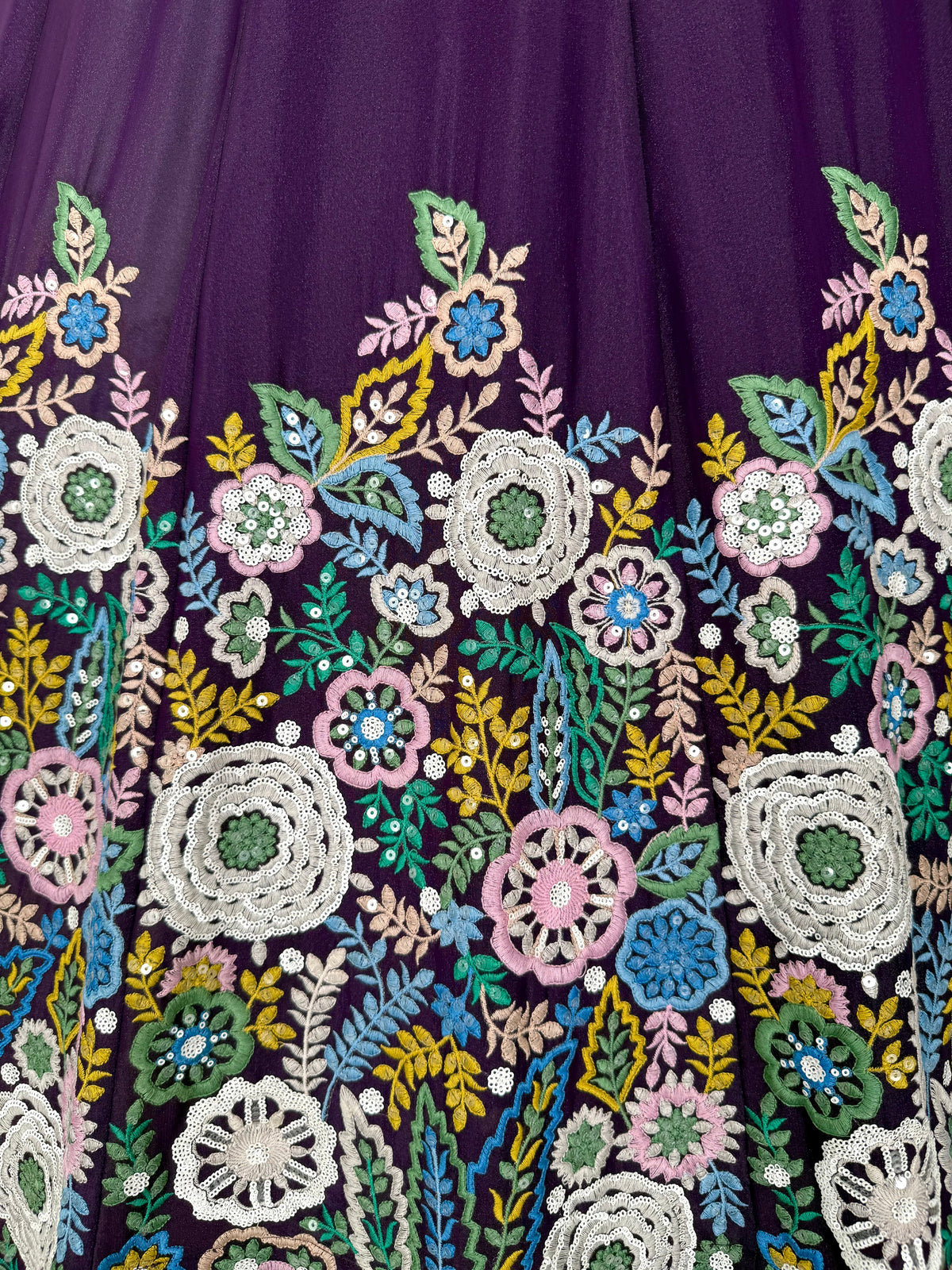 Purple color Sequence & Embroidery work Designer Lehenga Choli for Wedding Function BL1601