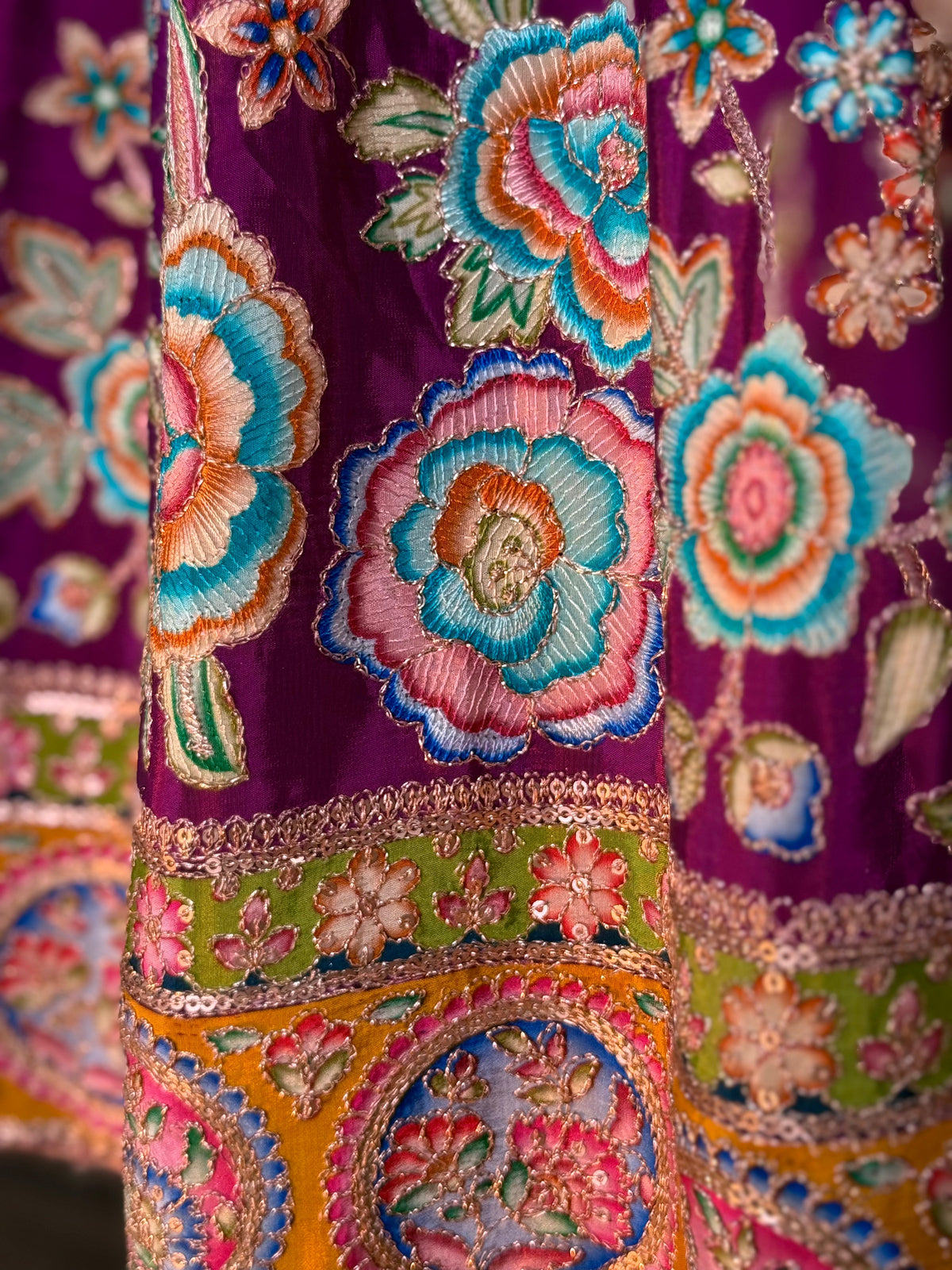 Purple color Embroidery & Sequence work Designer Lehenga Choli for Wedding Function BL1624