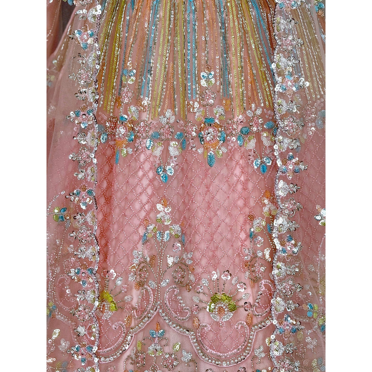 Pink color Hand Embroidery work Designer Lehenga Choli for Wedding Function BL1587