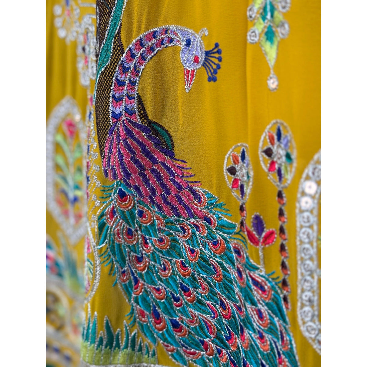 Yellow color Sequence Embroidery work Designer Lehenga Choli BL1590